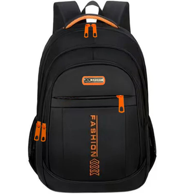 Spring new backpack male leisure business travel backpack Large capacity junior high school bag female computer men's bag