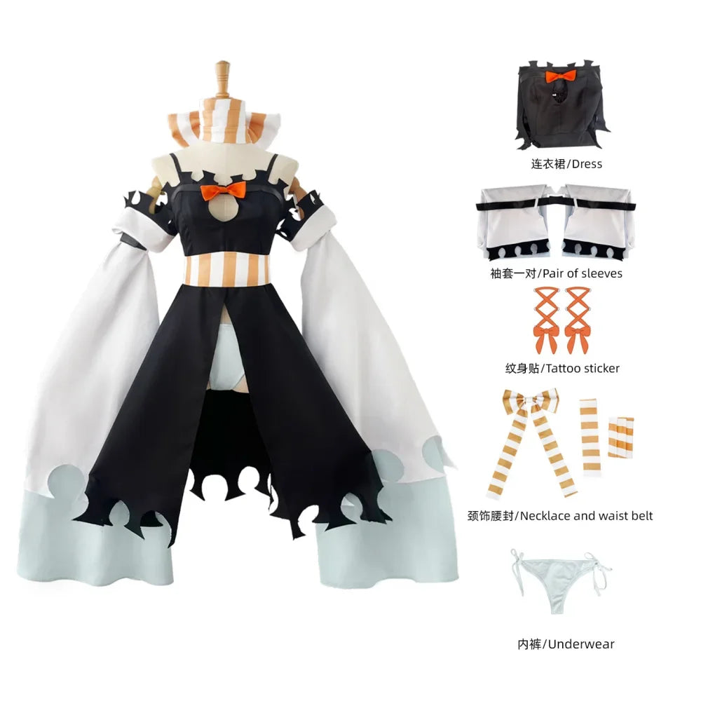 Gachiakuta Cosplay Amo Costume Wig Anime Uniform Outfit Halloween Party Role Play Clothes
