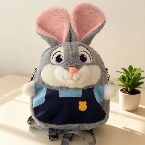 Zootopia 2 Judy Nick Cartoon Anime Cute Plush Casual Versatile Backpack School Bag Daypack Kids Travel Daily Fashion Gift