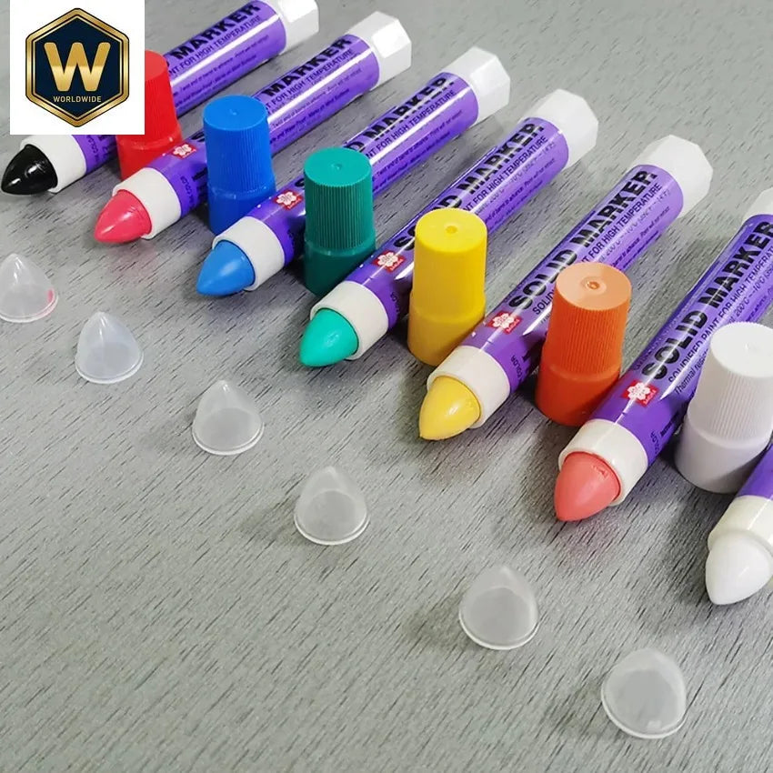 8Pcs Sakura Solid Marker XSC Industrial Crayola - High Temp Resistant Waterproof For Construction Site