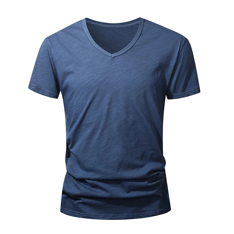 100% Cotton Men T-shirt Summer Short Sleeve Tops Tee Black White Male Clothing Soft High Quality Homme Tshirt Casual T Shirt Men