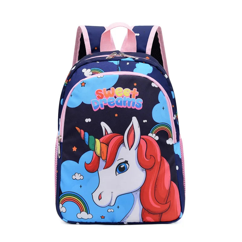 Boy Girl Cartoon Unicorn Schoolbags Lager Capacity School Backpack Kindergarten Primary School Backpacks Kawaii Kids Bag