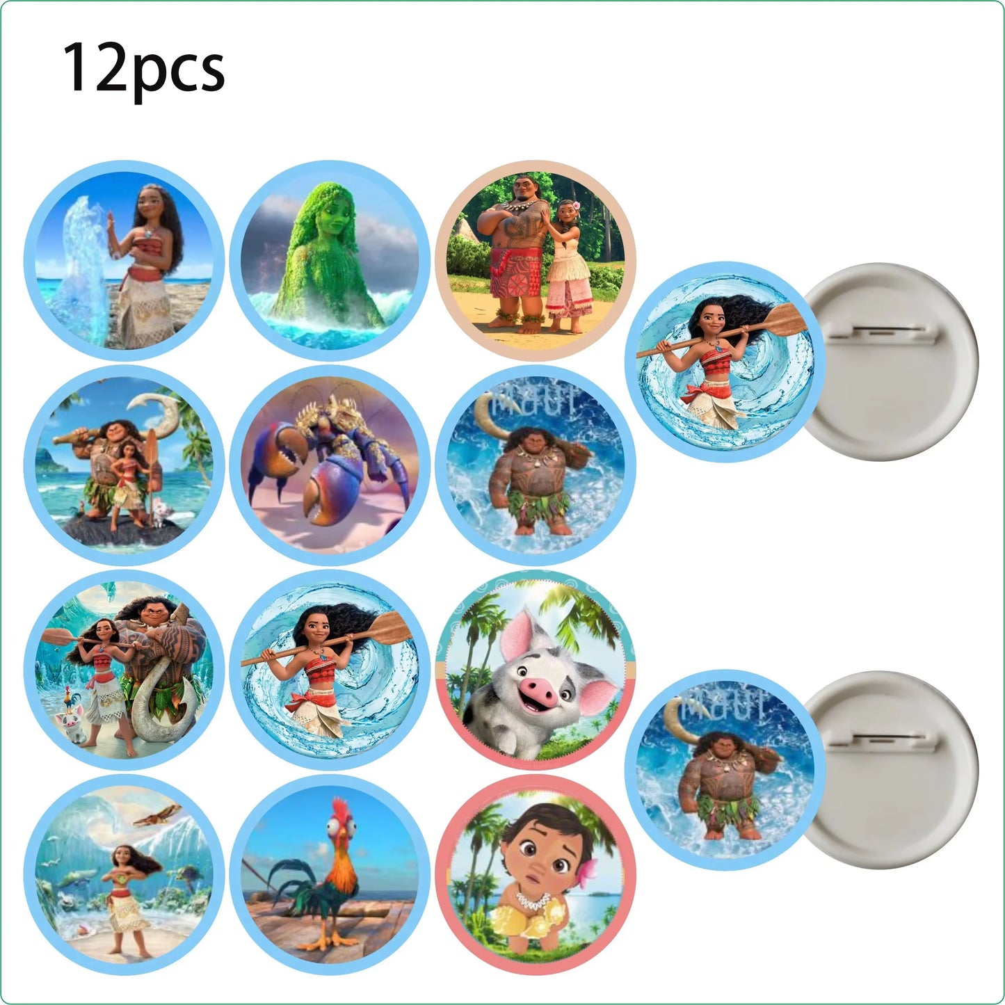 Moana 2 Party Favors Supplies Silicone Bracelet Slap Bracelets Keychain for Kids Birthday Gift Bags Goodie Bags Stocking Bag