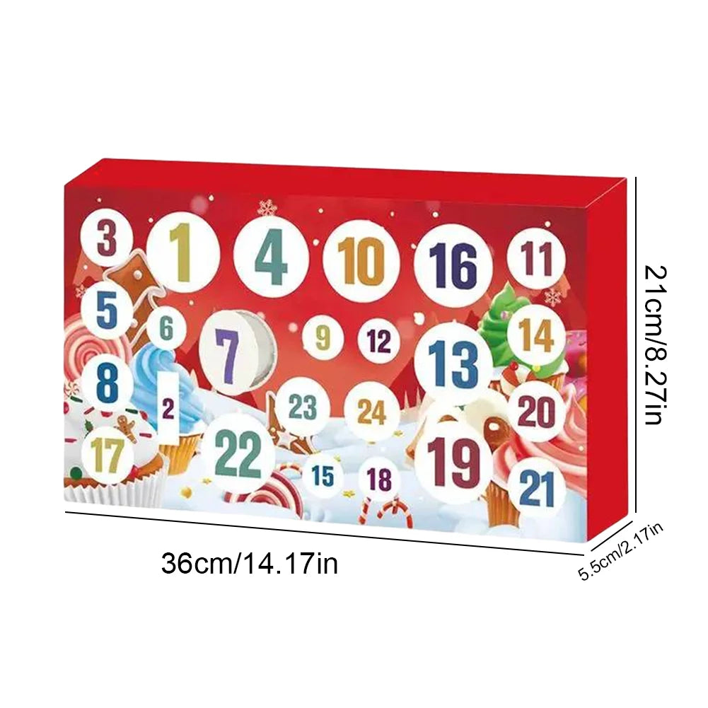 DIY Slime Making Advent Calendar – 24-Day Christmas Countdown Kit for Kids