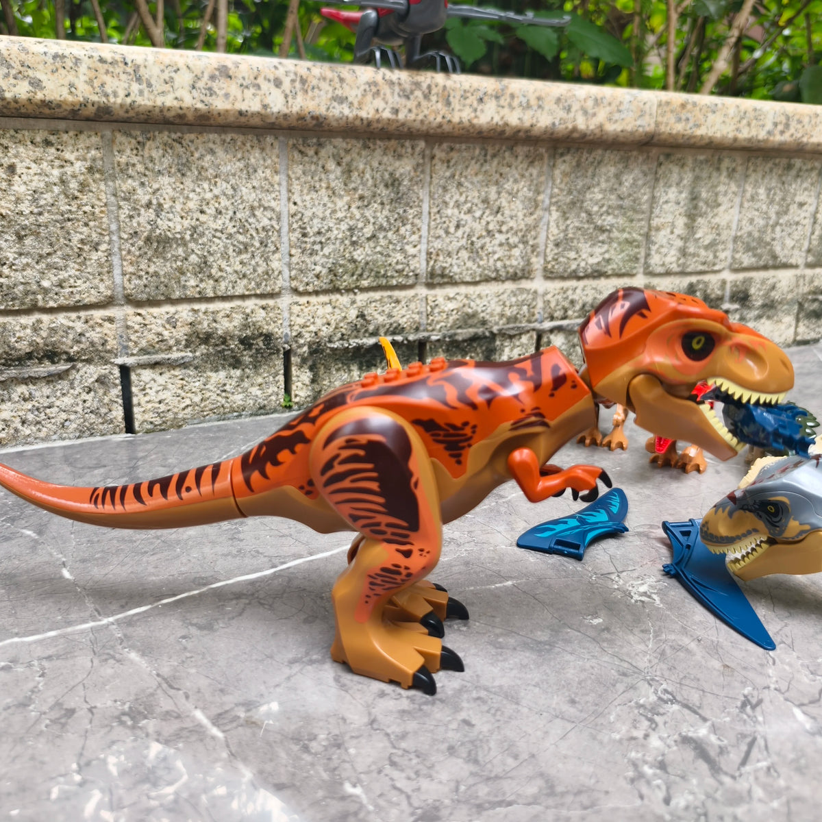 Jurassic Tyrannosaurus Rex Spine Predator Spinosaurus DIY Dinosaur building block Educational Toy gift STEM Learning for kids