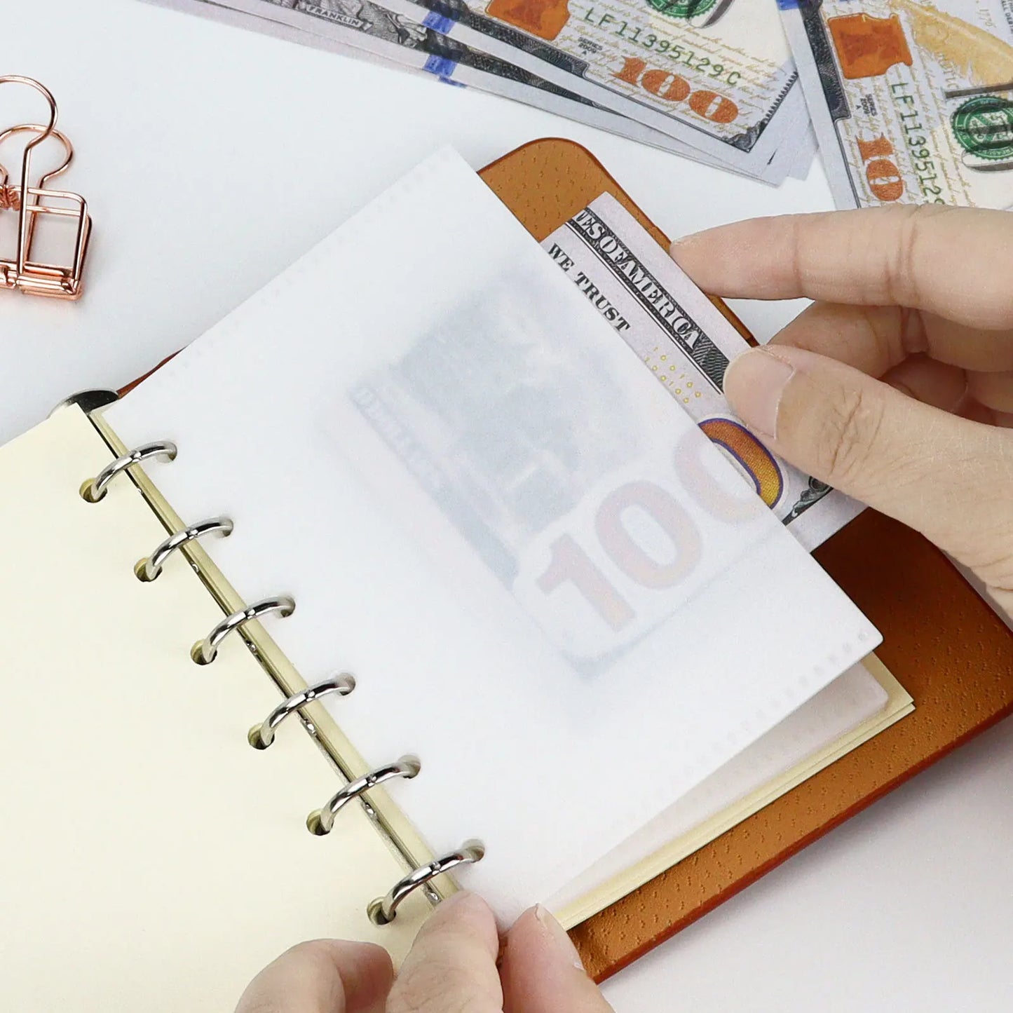 A7 6Holes Loose Leaf Notebook Refill Spiral Binder Inner Page Weekly Monthly To Do Line Dot Grid Inside Paper Stationery