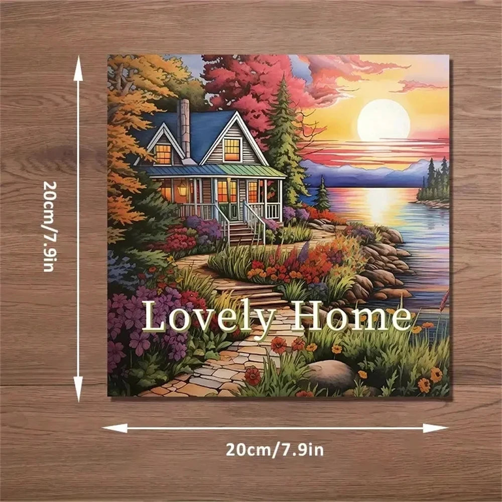 1pc Art Coloring Book 22 Page Coloring Books Gift For Birthday Party Relieve Stress Kill Time Graffiti Painting Drawing Art Book