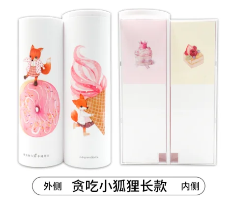 Pencil-box Multi-functional Pencil Case Plastic Double-layer Creative Pencil-box for children Writing case