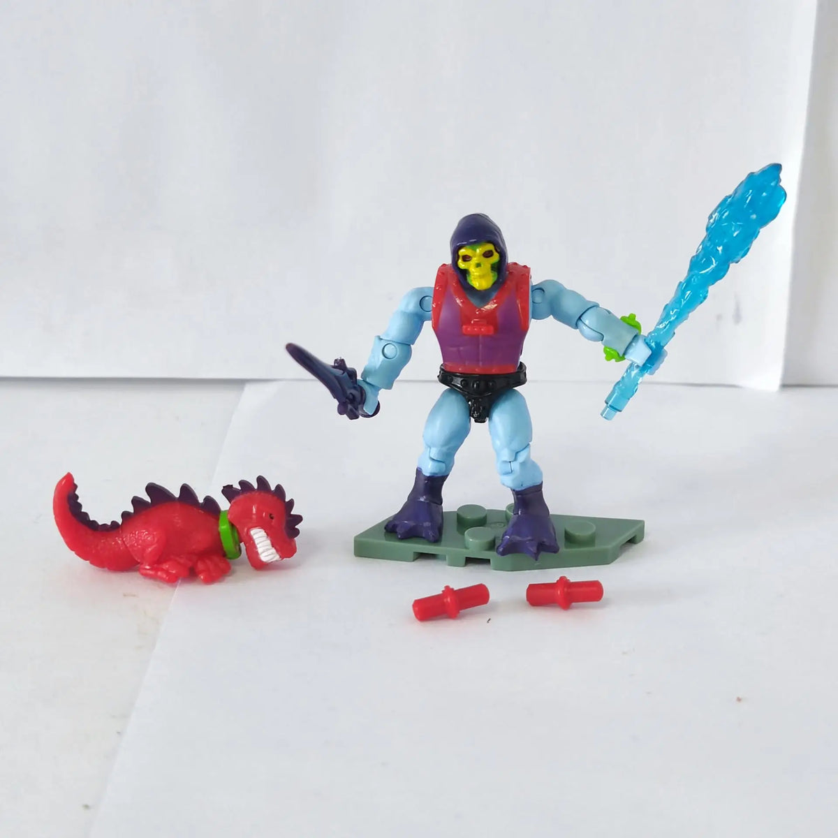 Mega Construx Motu Snake Mountain Thunder Punch Skeletor Evil-Lyn Trap Jaw Webstor Ram Man Mini 2" Loose Action Figure