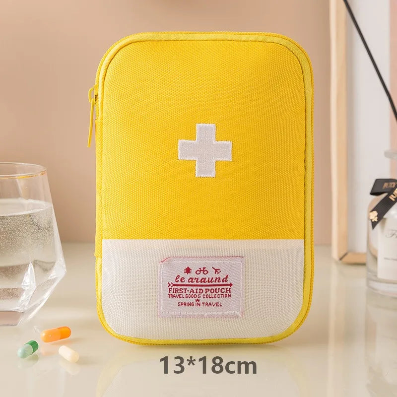 First Aid Kit Pouch Home Medicine Storage Bag Suitable For Outdoor Travel Medical Bag Home Rescue Emergency Survival Kit