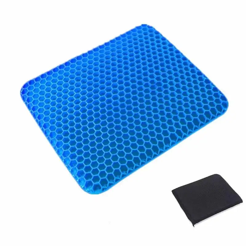 Gel Seat Cushion Summer Breathable Honeycomb Design For Pressure Relief Back Tailbone Pain for Home Office Wheelchair Chair Cars
