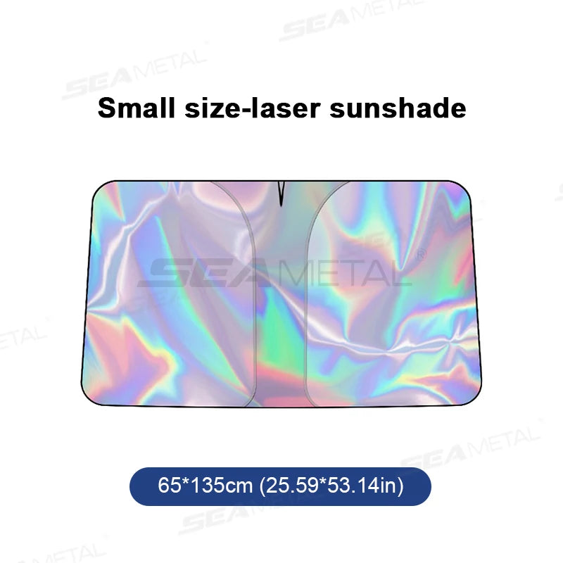 SEAMETAL Car Windshield Sun Visor UV-Reflective Sun Shade Cooling Sun Protection Cover Summer Heat Shield Car Privacy Curtains