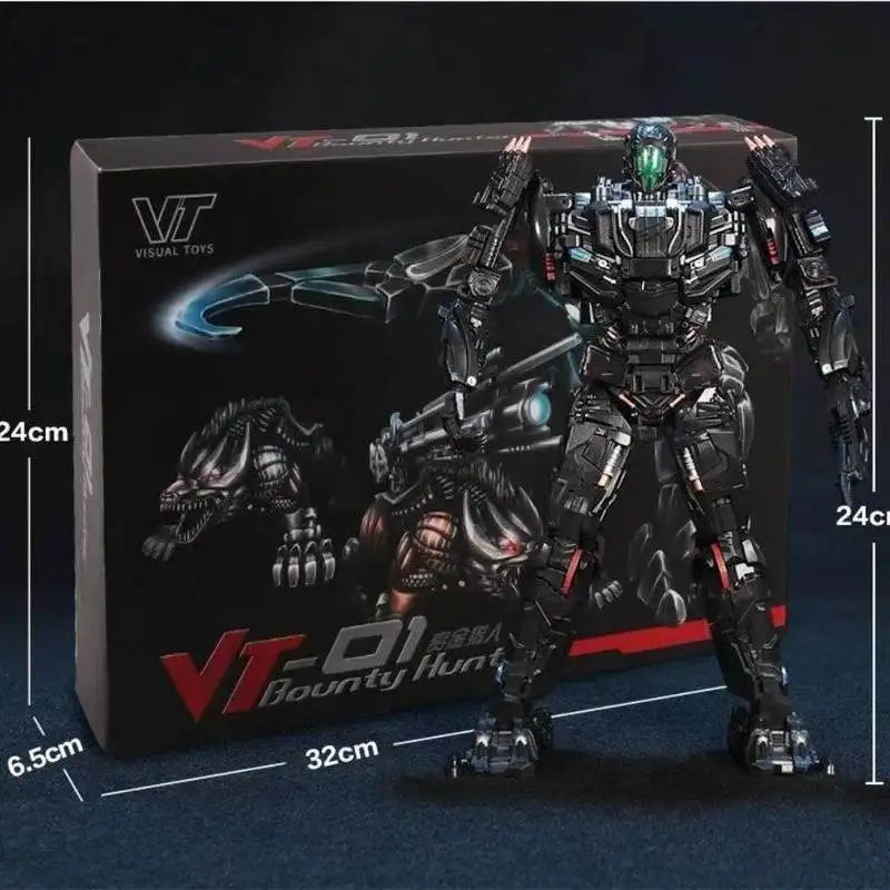 Transformation VT01 Action Figures Lockdown Movie Edition Sports Car Black Alloy Mechanical Dogs Collection Birthday Present