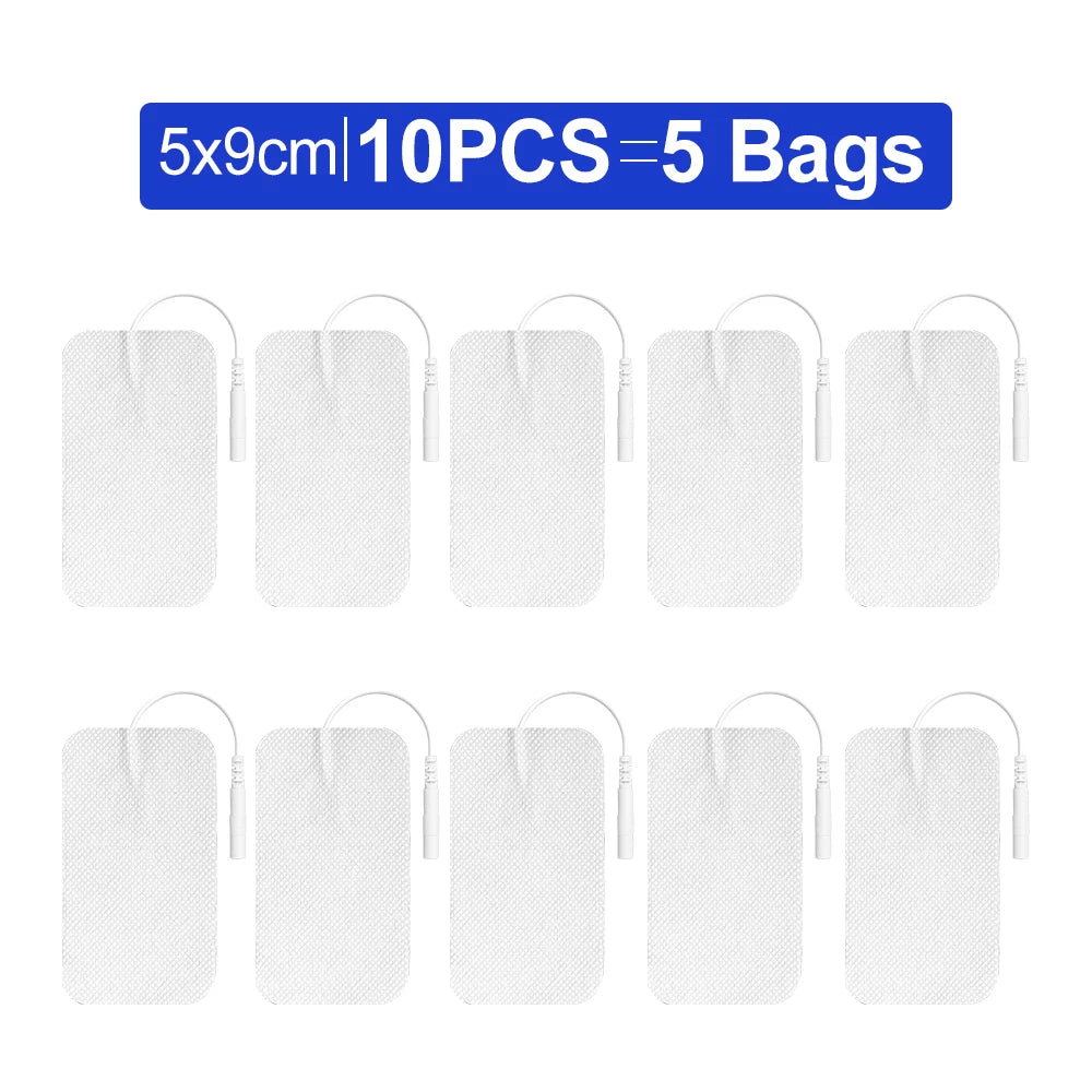 10/20pcs Electrode Pads TENS Unit Pads Reusable Latex-Free Replacement Pads Self Adhesive Pads for Tens Digital Machine
