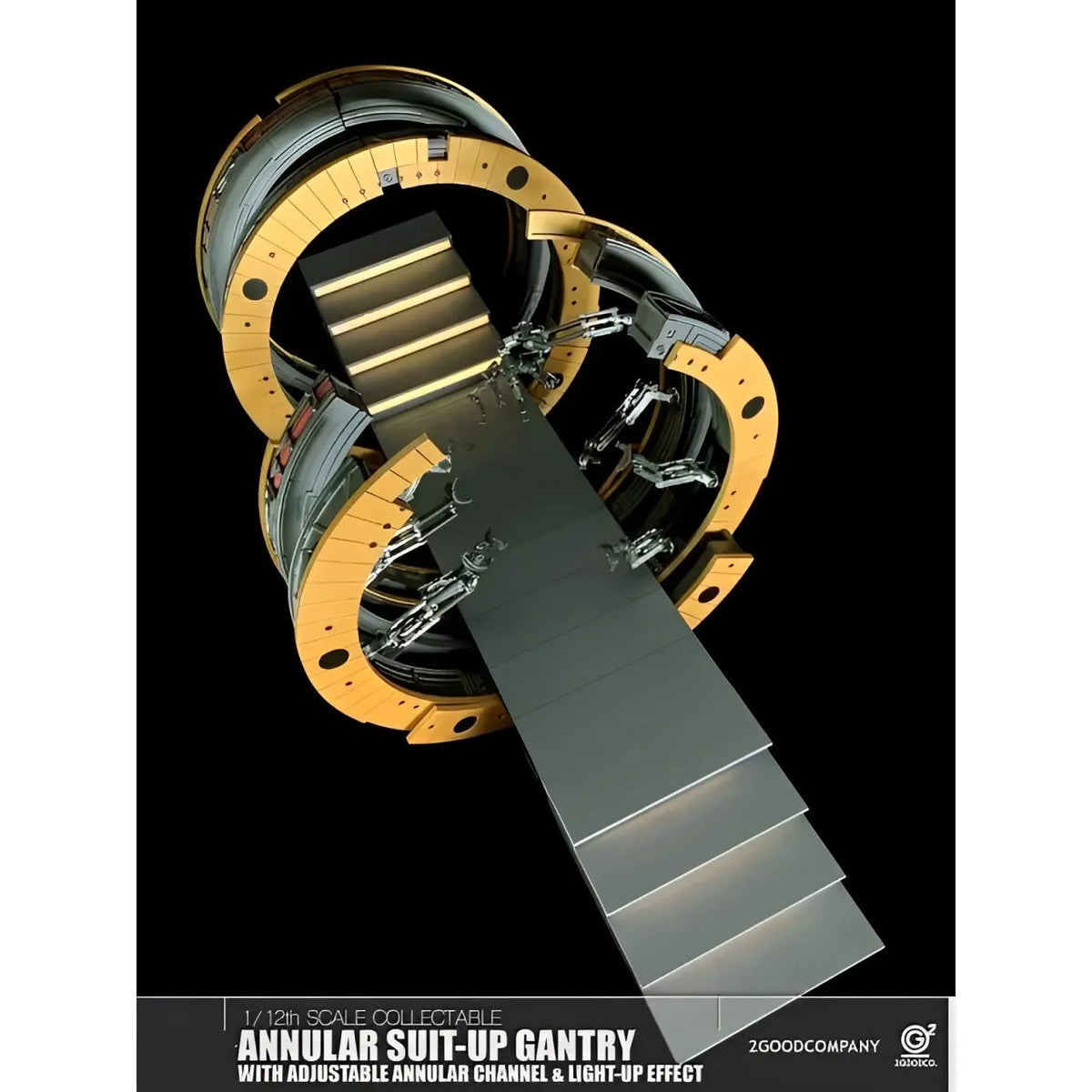 In Stock 1/12 Scale Mechanical Arm Maintenance Bay Work Test Base Diorama Stand For 6 Inch Action Figures