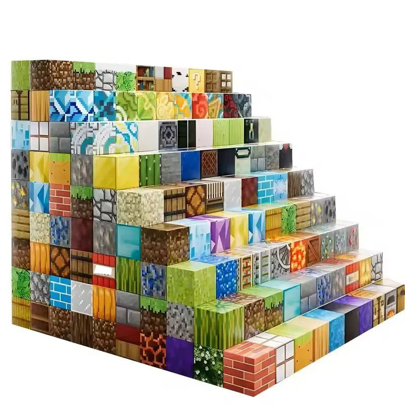 10-500PCS Magnetic Blocks Sets Building Toys Build Mine Magnet World Model STEM Montessori Sensory For Kids Christmas Gifts