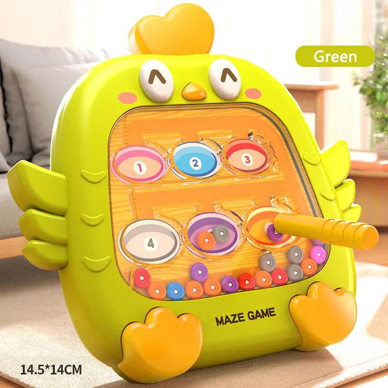 Magnetic Color Number Maze Board for Kids - Montessori Educational Toy Control Focus Training Puzzle Game STEM Sensory Toys