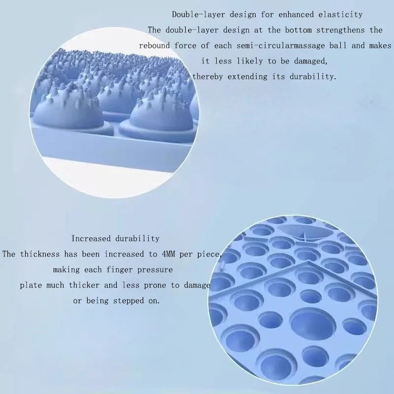 Circular Foot Pressure Massage Board Health Walking Pressure Massage Foot Tool Yoga Acupoint Training Device