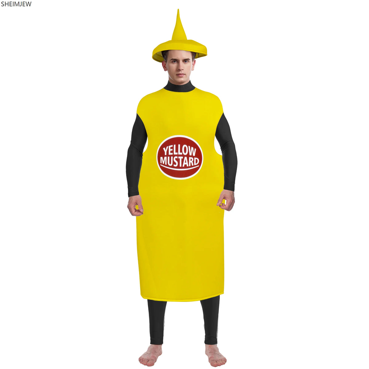 Halloween Funny Ketchup Salad Sauce Cosplay Costumes Adult Unisex Food Party Stage Show Fancy Dress Carnival Bar Mascot Dress Up