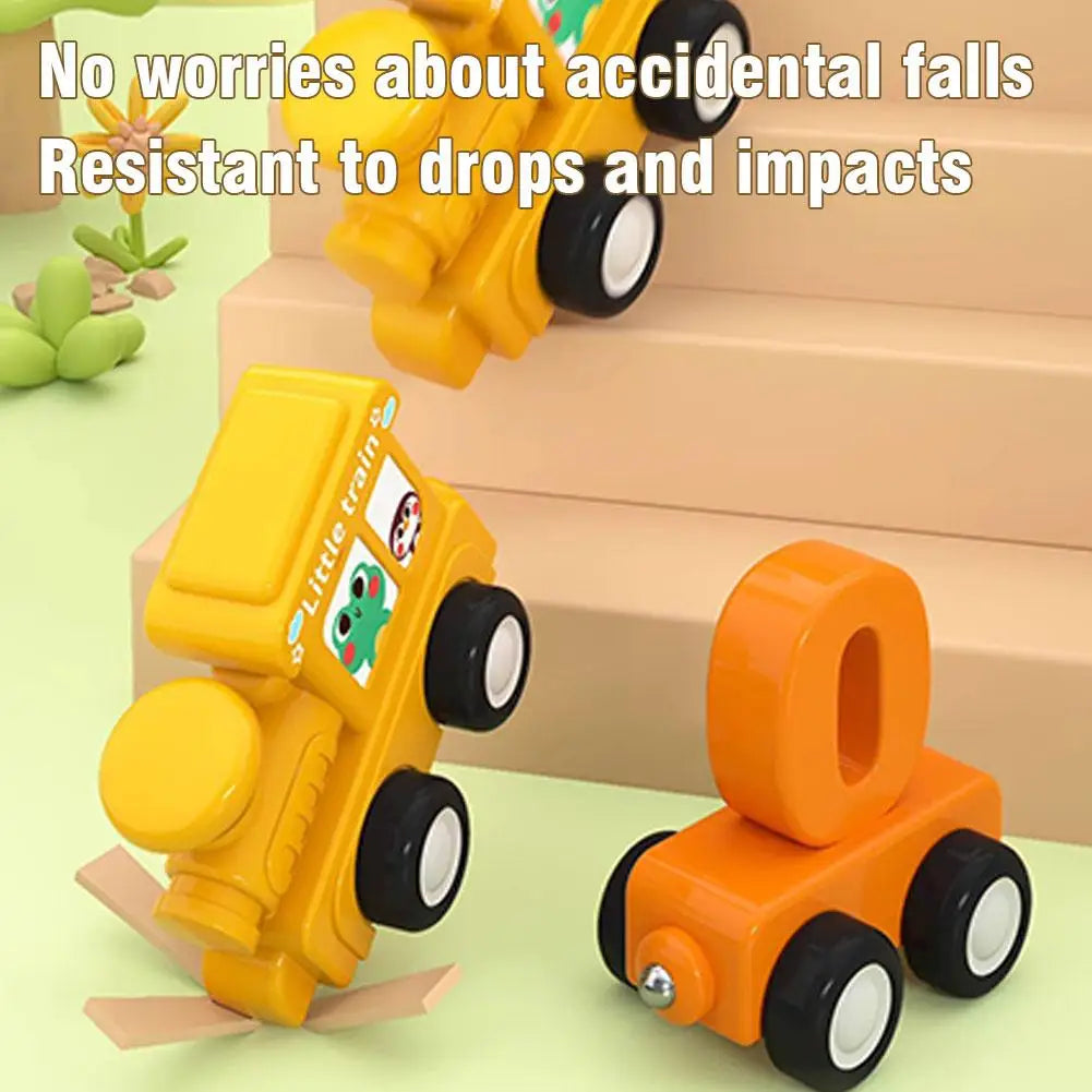 Montessori Educational Toy Train Set Wooden Magnetic Number Train Toys Early Cognition Learning Teaching Sets For Toddlers