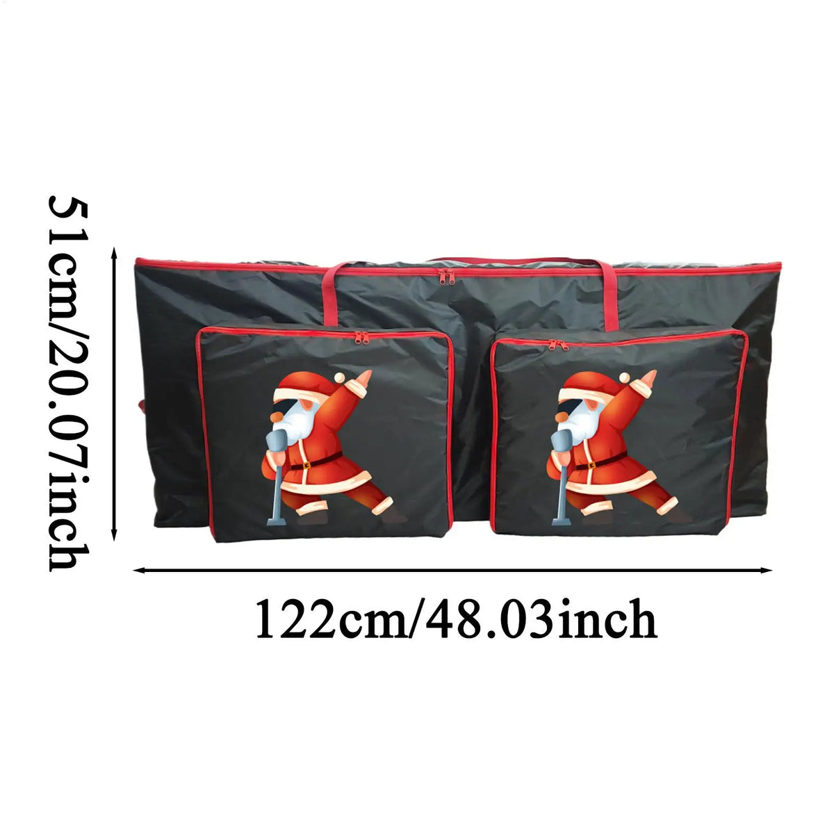 Christmas Tree Storage Bag - Waterproof Dustproof Container for Xmas Tree, Wreath, Ornaments - Holiday Decor Organizer