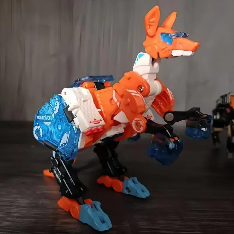 52TOYS BEASTBOX BB-35 Ricochet Kangaroo Transformable Assembly Mecha Action Figure Collectible Trendy Toy Birthday Xmas Gift