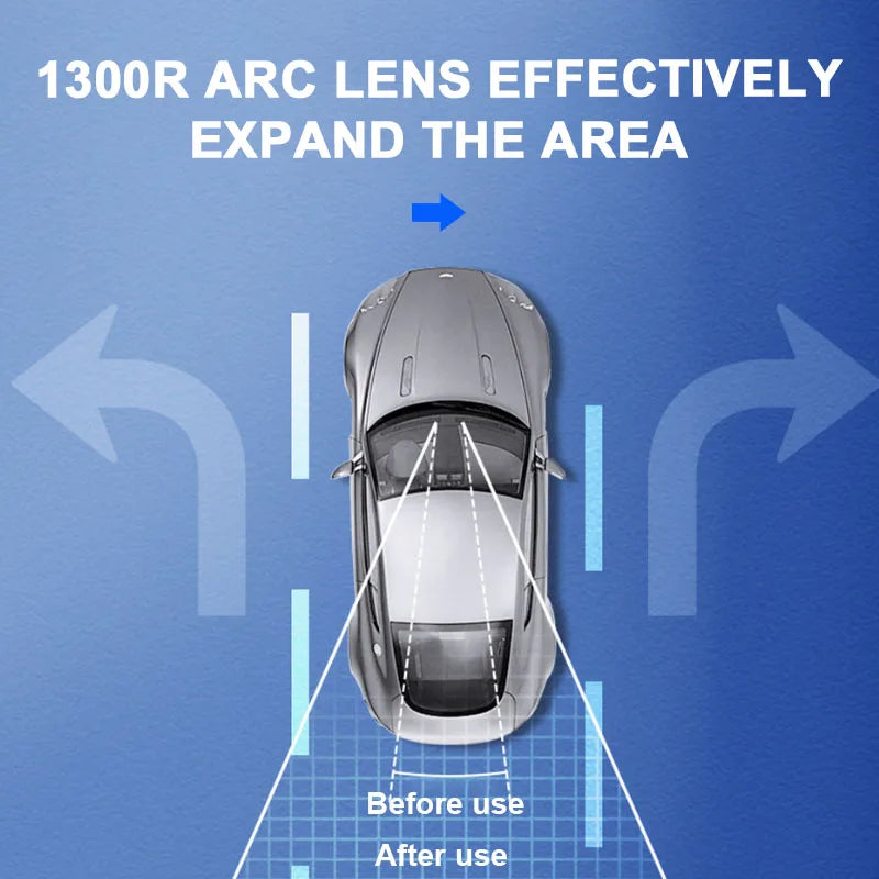 SEAMETAL Car Baby Mirrors Interior Rear View Mirror Wide Angle Convex Rearview Mirror Anti Glare Large Vision Auxiliary Monitor