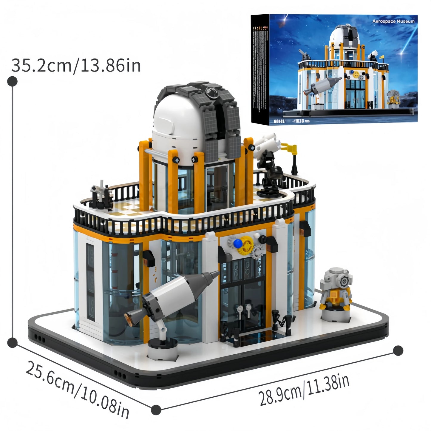 Space Exploration Station Building Toys Kit Science Center Model With Telescope STEM Educational DIY Toy Gift For Aldults Kids