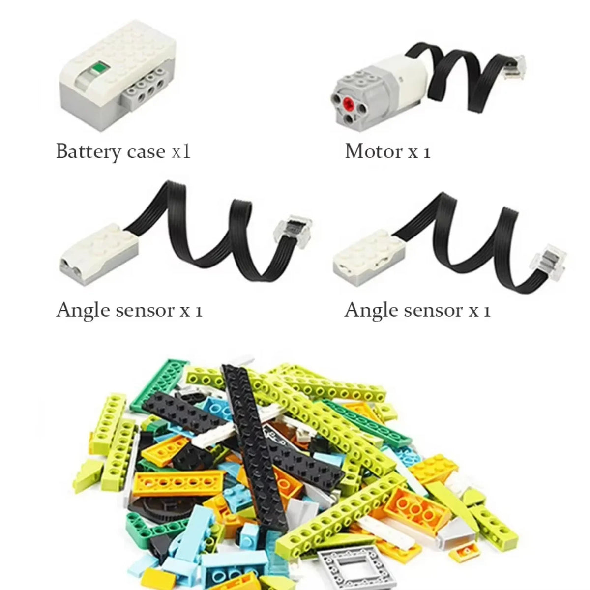 Core Programming Kit STEM Building Blocks Kit with Bluetooth for Kid Robotics Learning Toy Compatible with Major Brands