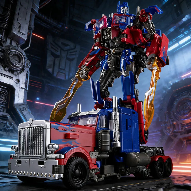 Transformation Robot Toys Optimus Prime Commander AOYI BMB Action Figure Model Deformation Truck Head Alloy Edition Robot Cars