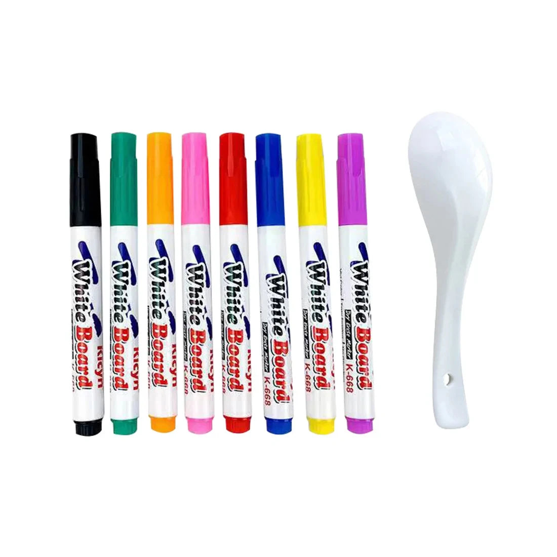 Magic Water Floating Pen Set - Floating Ink Drawing Kit with Spoon, Kids Water Painting & Graffiti Art Toy