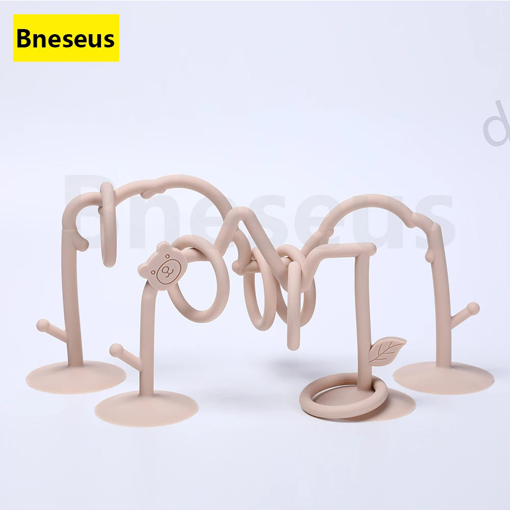 Silicone Toy High Chair Bead Stringing Educational Montessori Concept Stress Relief Children's Gift