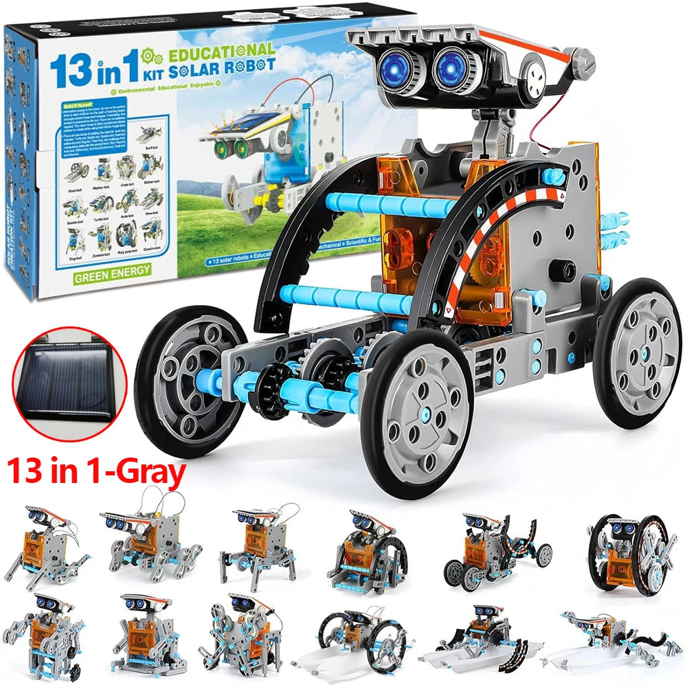 25 in 1 Solar Robot Kit Toys for Kids Boys Educational Toy DIY STEM Science Experiment Gadgets Electric Robotics Kits Gifts