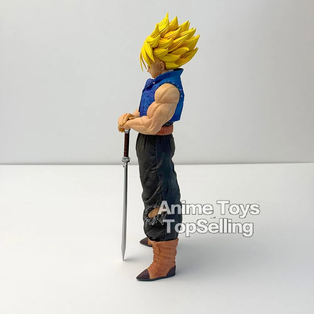 25cm/9.84in Anime Dragon Ball Z Trunks Figure Future Trunks Action Figures MPVC Statue Collection Model Toys for Gifts