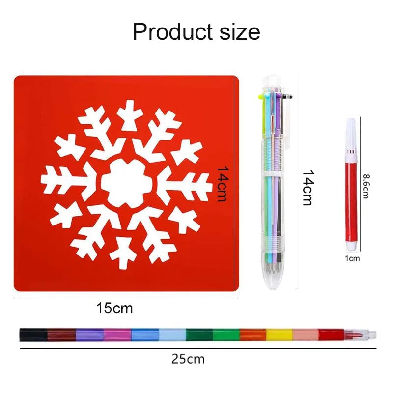 Hollow Template Drawing Stencils DIY Cartoon Patterns Office Cultural Supplies Stencils For Students Arts Crafts Material TMZ