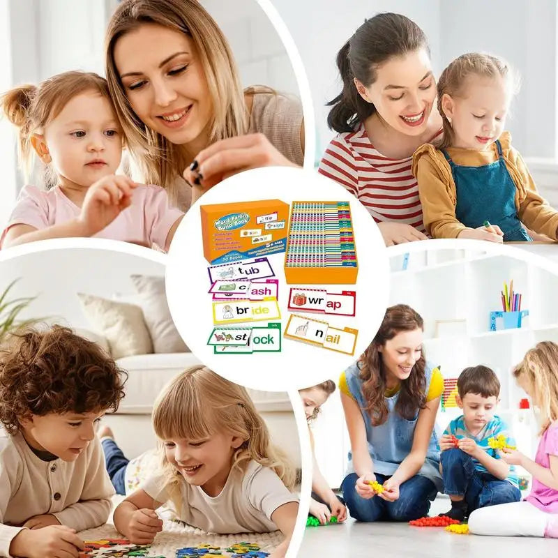 Read And Rhyme Activity Book Read Rhyme Word Family Build Activity Book Learn To Read Phonics Letter Sounds Sight Educational