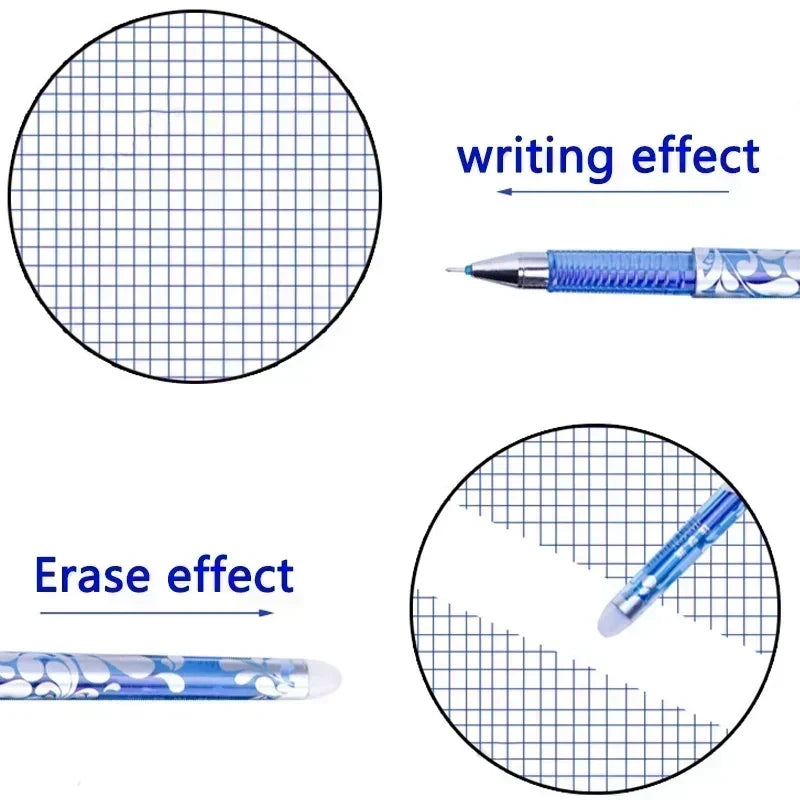 Multi-color Erasable Gel Pen Student Writing Creative Drawing Tools Office School Supply Stationery Hot Erasable Pen Stationery