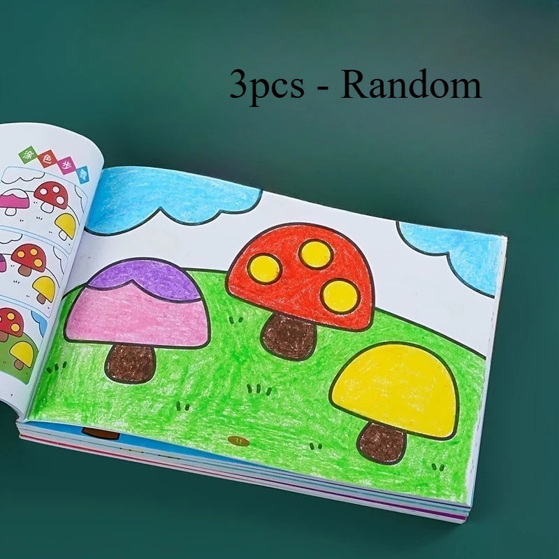Kids Coloring Book - Doodle Drawing book,Birthday&Holiday Gift,Entry Level Drawing & Painting Book for Children Chinese Version