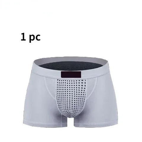 2026 Men Magnetic Therapy Boxer Briefs Breathable Comfortable Underwear with 22 Health Magnets for Blood Circulation L-6XL Size