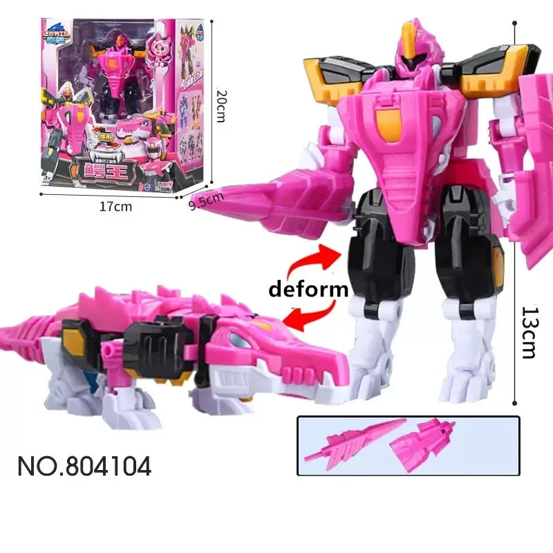 Mini Force Super Dinosaur Power Transformation Robot Toys Action Figures MiniForce X Simulation beast Deformation Airplane Toy
