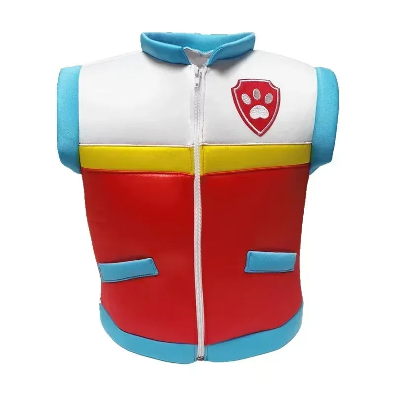 Paw Patrol Chase Costume Inspired Vest Jacket Ryder Cosplay Outfit Halloween Party Role Play Clothing Anime Gift for Children