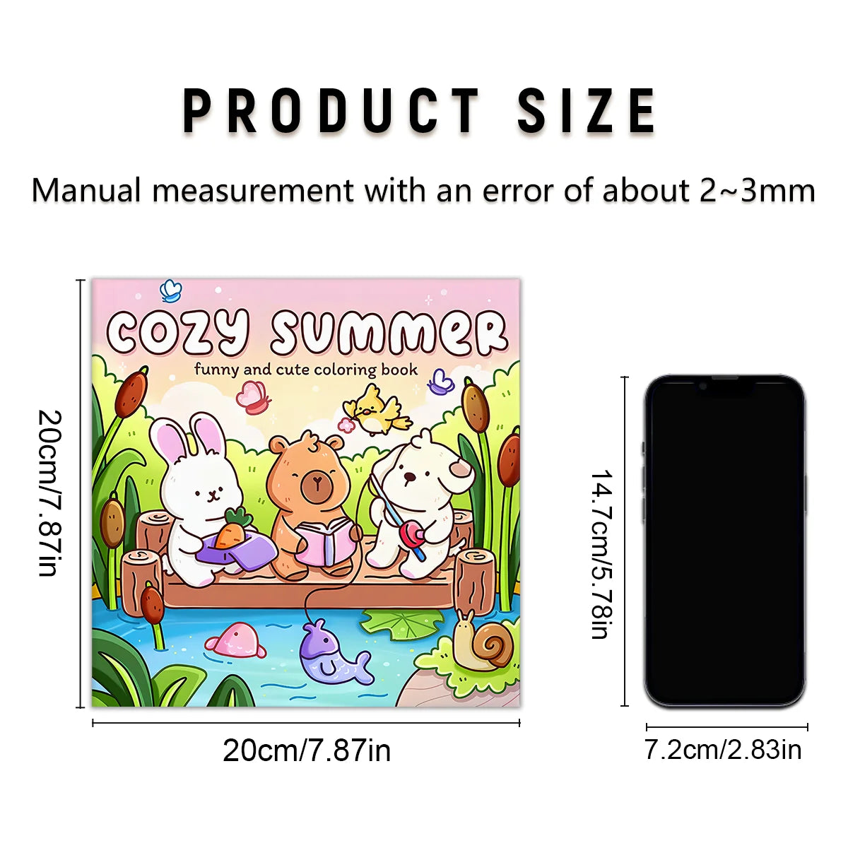 Cozy Summer funny and cute Coloring Book for Adults Cute Drawing Book Perfect Painting Gift for Party and Birthday
