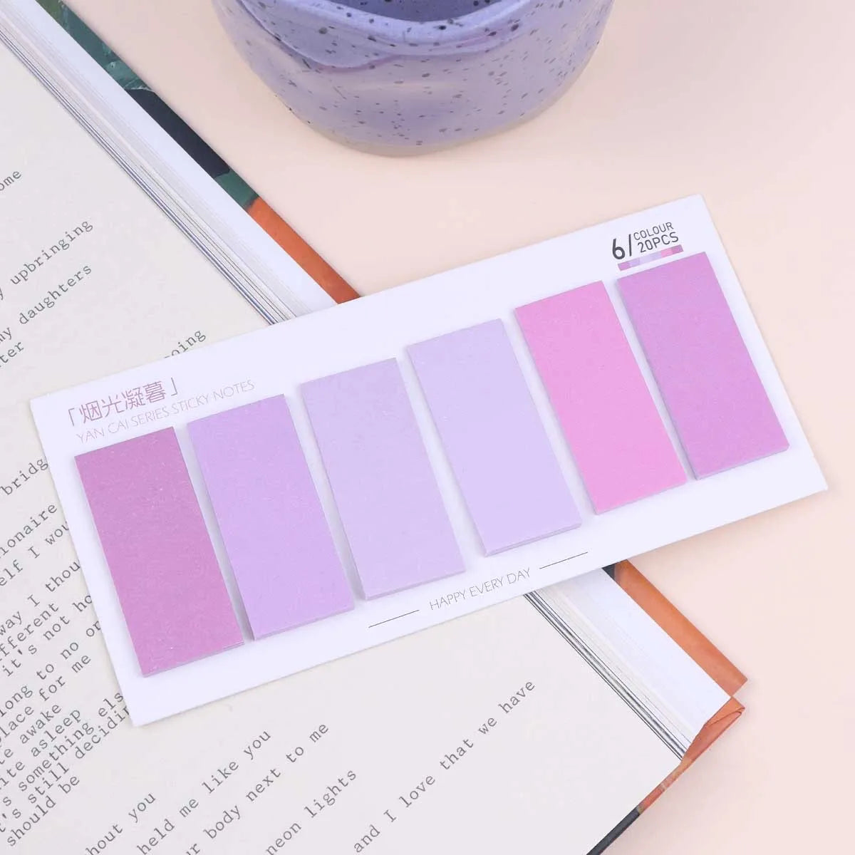 120 Sheets Sticky Notes with Ruler for Index Tabs Page Markers To Do List Planners Posted It School Office Stationery Supplies