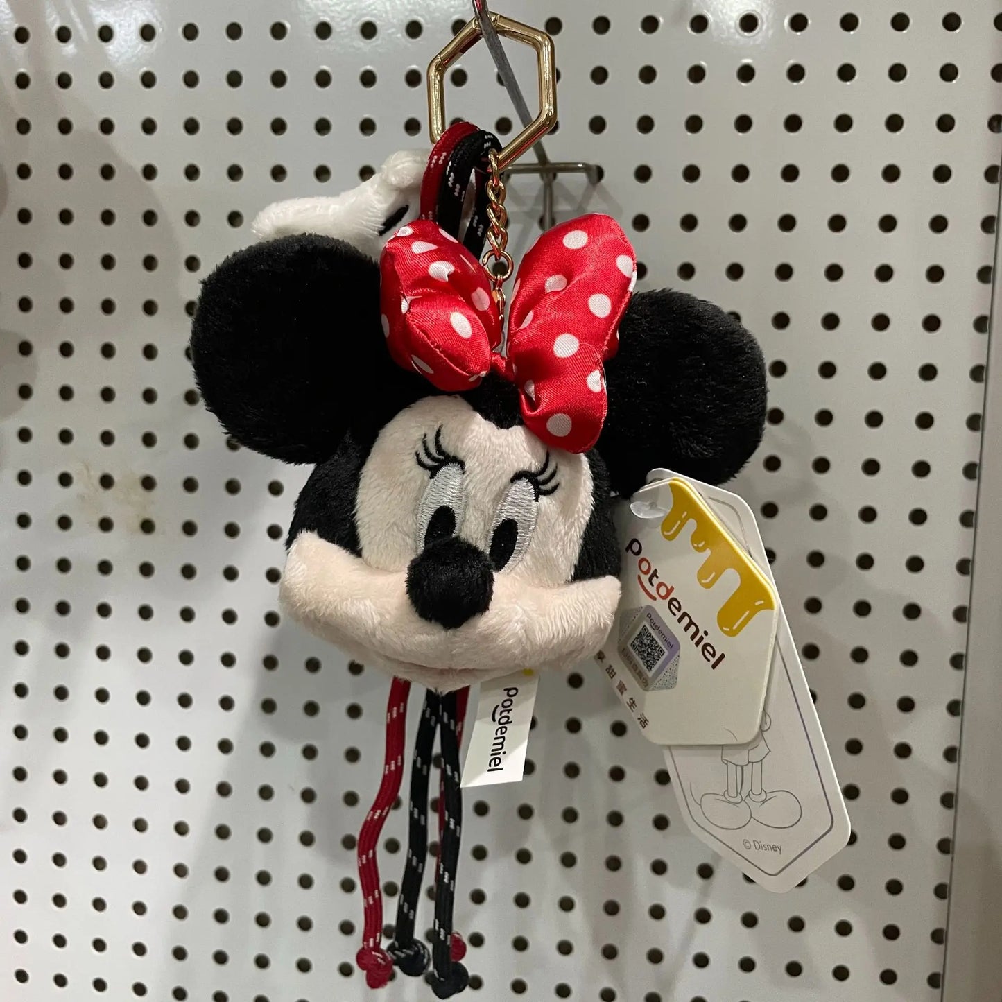 Authentic Mickey Mouse Soft Plush Keychain Stuffed Doll Pendant Bag Backpack Charm Gift For Kids Adults Disney Lovers