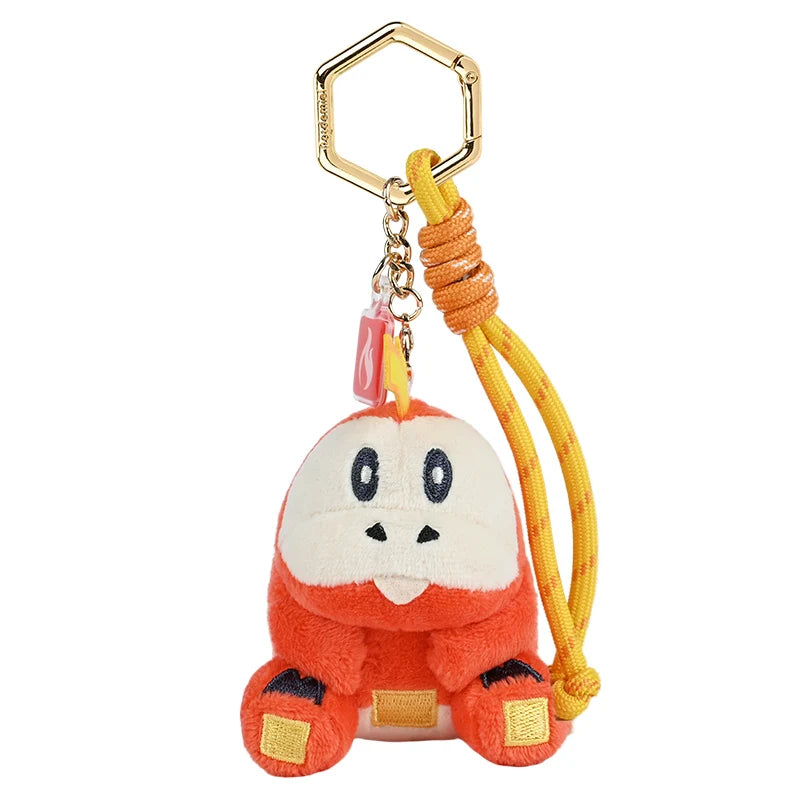 Original Anime Pokemon Kawaii Pikachu Keychain Gengar Mew Jigglypuff Mimikyu Stuffed Toy Cute Plush Keyring Doll Pendant Gift
