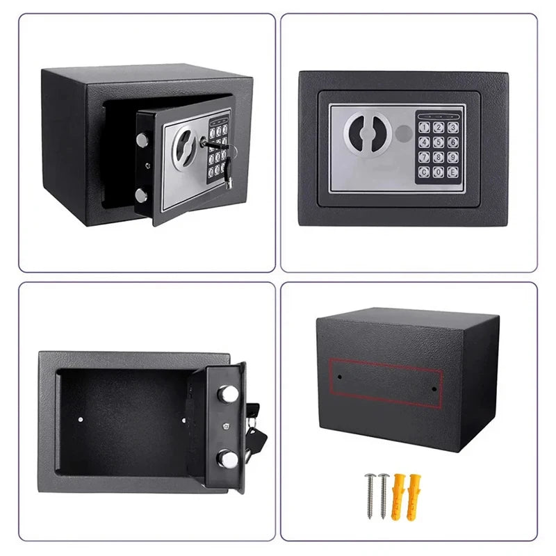Electronic Digital Keypad Lock Security Box All Steel for Home fireproof file Cabinet fireproof lock box small Portable
