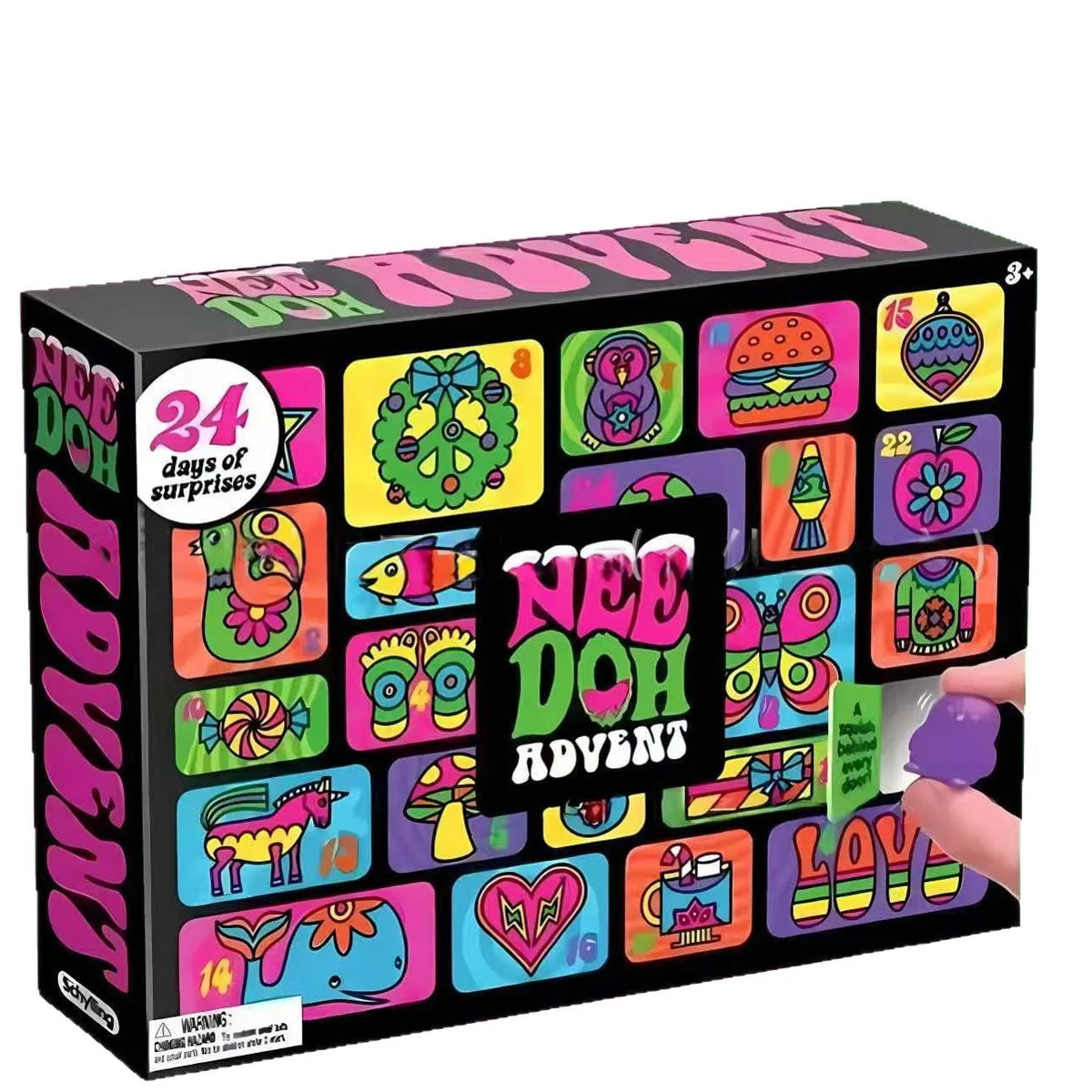 Pop-Up Squeeze Fidget Advent Calendar – Mini Sensory Surprise Boxes