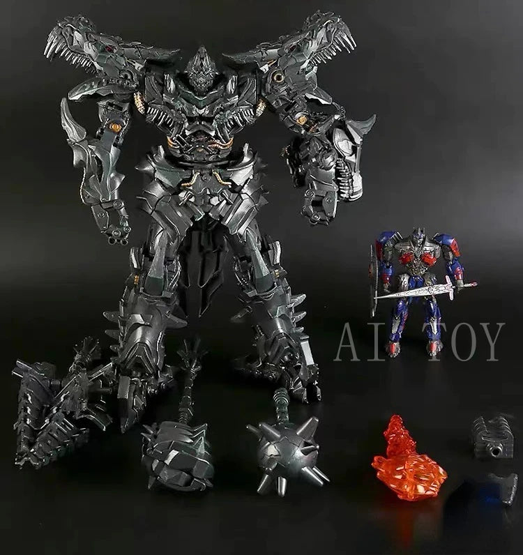 WJ Transformation Grimlock Alloy Movie Film Oversize Enlarged SS07 Dinosaur Leader Ancient Action Figure Toy Collcetion Gifts