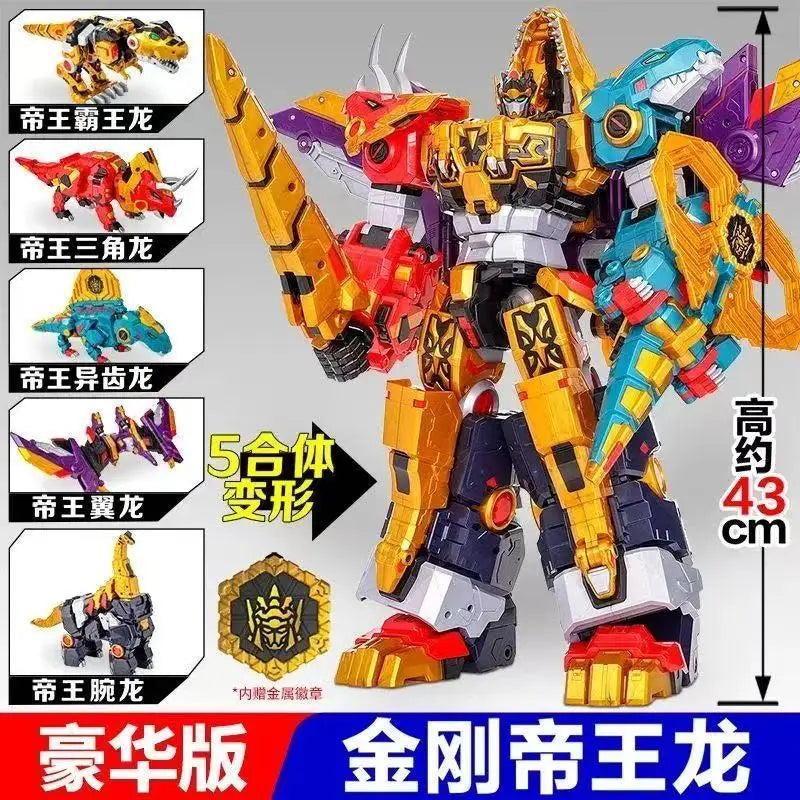 2026 MiniForce Dinoid Warrior BURSTER GIGA Transformation Robot Dinosaur Model Mini Force Deformation Headbot Giganoto Dino Toys