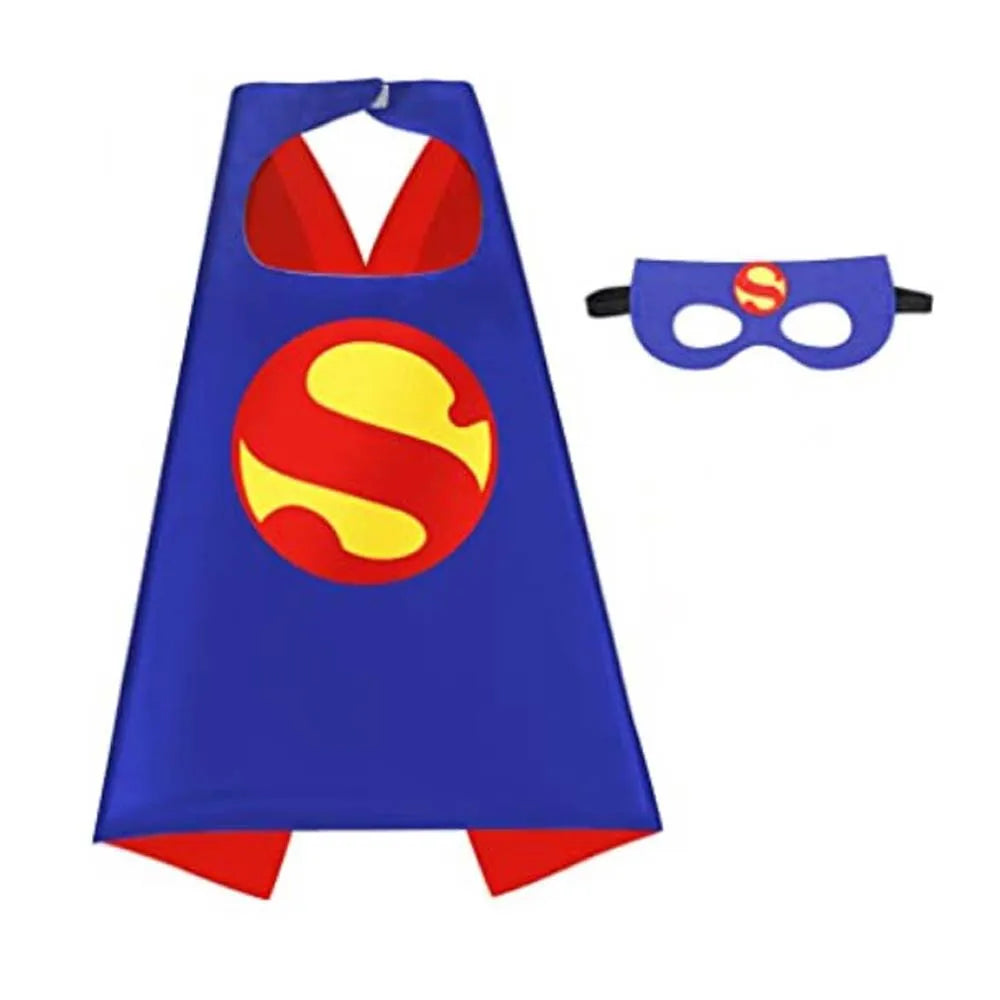 8 sets Superhero Capes for Cool Halloween Christmas Costume Cosplay Festival Party Supplies Favors Dress Up for boys girls